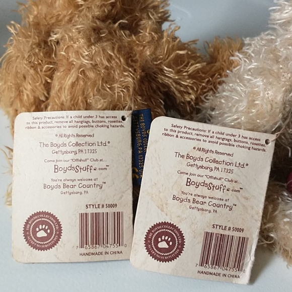 Boyds Bears Heirloom Collection Friendship Bears - Picture 16 of 16